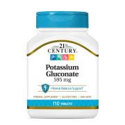21st Century, Potassium Gluconate 595 mg, 110 Tablets