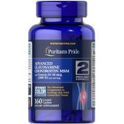 Знижений у ціні Puritans Pride, Advanced Glucosamine Chondroitin with Vitamin D3, 160 Coated Caplets