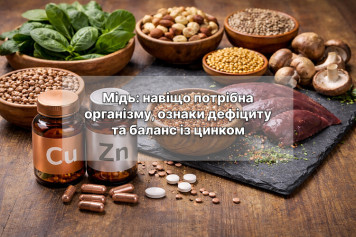 Медь: зачем нужна организму, признаки дефицита и баланс с цинком