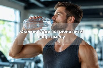Скільки води потрібно пити спортсмену: норми та рекомендації